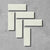 Peppermint Herringbone Tile Tiles - Handmade